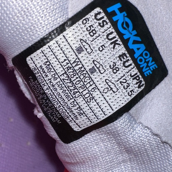 Hoka W Mach 6 Ladies Model 1147810-PLDS 6.5 NEW WITHOUT BOX STORE DISPLAY - Picture 7 of 7